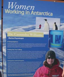 Women Working in Antarctica Exhibit: Cassondra Williams 